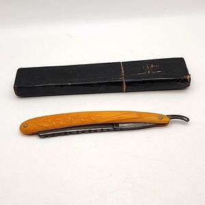 Vintage Clark Bros. Cutlery Co. Straight Razor w/ Case